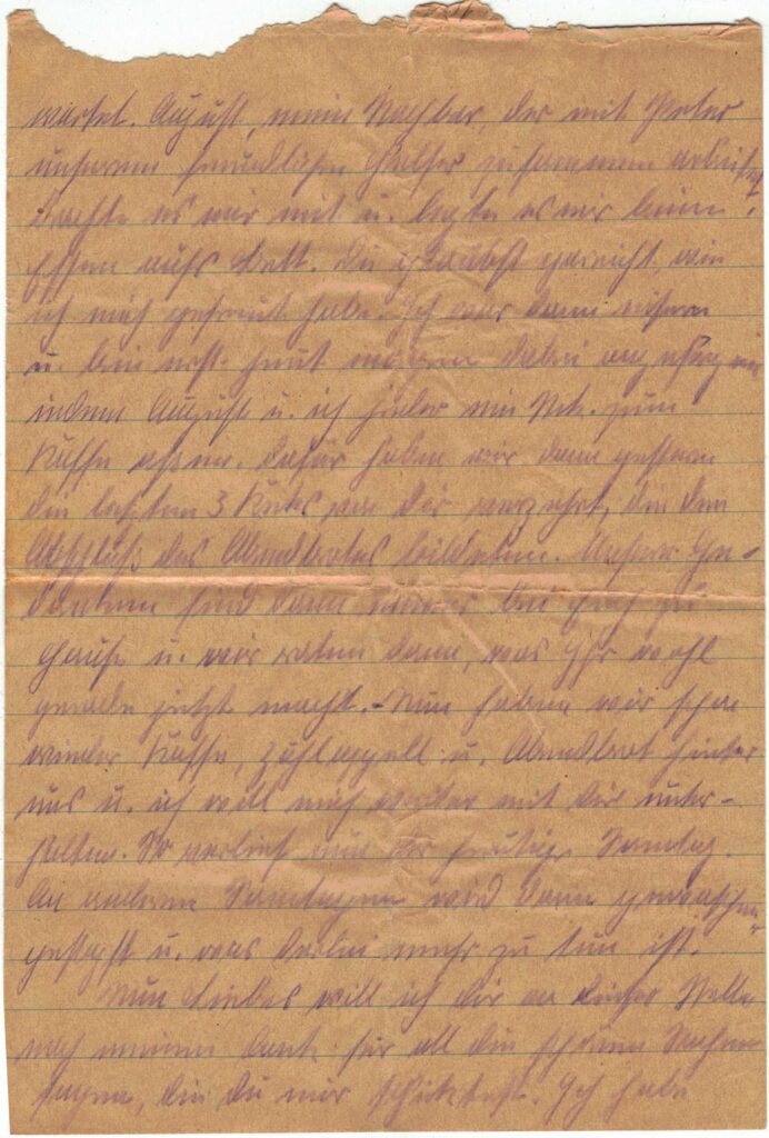 Brief vom 21. Oktober 1945