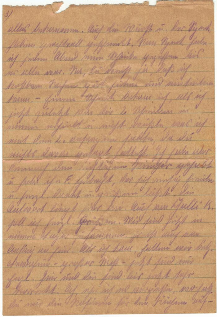 Brief vom 21. Oktober 1945